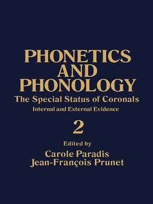 cover image of Internal and External Evidence: Phonetics and Phonology, Volume 2
